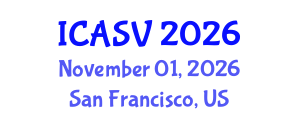 International Conference on Animal Sciences and Veterinary (ICASV) November 01, 2026 - San Francisco, United States International Conference on Animal Sciences and Veterinary (ICASV) November 01, 2026 - San Francisco, United States