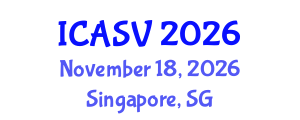 International Conference on Animal Sciences and Veterinary (ICASV) November 18, 2026 - Singapore, Singapore International Conference on Animal Sciences and Veterinary (ICASV) November 18, 2026 - Singapore, Singapore