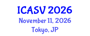 International Conference on Animal Sciences and Veterinary (ICASV) November 11, 2026 - Tokyo, Japan International Conference on Animal Sciences and Veterinary (ICASV) November 11, 2026 - Tokyo, Japan