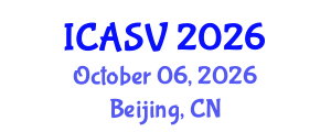 International Conference on Animal Sciences and Veterinary (ICASV) October 06, 2026 - Beijing, China International Conference on Animal Sciences and Veterinary (ICASV) October 06, 2026 - Beijing, China