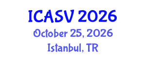 International Conference on Animal Sciences and Veterinary (ICASV) October 25, 2026 - Istanbul, Turkey International Conference on Animal Sciences and Veterinary (ICASV) October 25, 2026 - Istanbul, Turkey