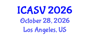 International Conference on Animal Sciences and Veterinary (ICASV) October 28, 2026 - Los Angeles, United States