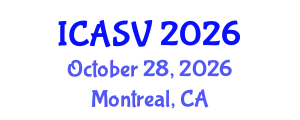 International Conference on Animal Sciences and Veterinary (ICASV) October 28, 2026 - Montreal, Canada International Conference on Animal Sciences and Veterinary (ICASV) October 28, 2026 - Montreal, Canada
