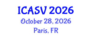 International Conference on Animal Sciences and Veterinary (ICASV) October 28, 2026 - Paris, France International Conference on Animal Sciences and Veterinary (ICASV) October 28, 2026 - Paris, France