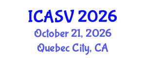 International Conference on Animal Sciences and Veterinary (ICASV) October 21, 2026 - Quebec City, Canada International Conference on Animal Sciences and Veterinary (ICASV) October 21, 2026 - Quebec City, Canada