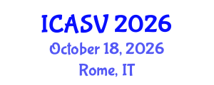 International Conference on Animal Sciences and Veterinary (ICASV) October 18, 2026 - Rome, Italy