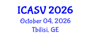 International Conference on Animal Sciences and Veterinary (ICASV) October 04, 2026 - Tbilisi, Georgia International Conference on Animal Sciences and Veterinary (ICASV) October 04, 2026 - Tbilisi, Georgia