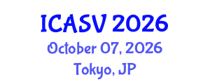 International Conference on Animal Sciences and Veterinary (ICASV) October 07, 2026 - Tokyo, Japan International Conference on Animal Sciences and Veterinary (ICASV) October 07, 2026 - Tokyo, Japan