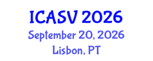 International Conference on Animal Sciences and Veterinary (ICASV) September 20, 2026 - Lisbon, Portugal International Conference on Animal Sciences and Veterinary (ICASV) September 20, 2026 - Lisbon, Portugal