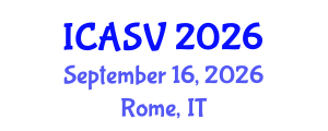 International Conference on Animal Sciences and Veterinary (ICASV) September 16, 2026 - Rome, Italy