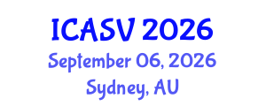 International Conference on Animal Sciences and Veterinary (ICASV) September 06, 2026 - Sydney, Australia International Conference on Animal Sciences and Veterinary (ICASV) September 06, 2026 - Sydney, Australia