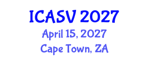 International Conference on Animal Sciences and Veterinary (ICASV) April 15, 2027 - Cape Town, South Africa International Conference on Animal Sciences and Veterinary (ICASV) April 15, 2027 - Cape Town, South Africa