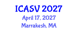 International Conference on Animal Sciences and Veterinary (ICASV) April 17, 2027 - Marrakesh, Morocco International Conference on Animal Sciences and Veterinary (ICASV) April 17, 2027 - Marrakesh, Morocco