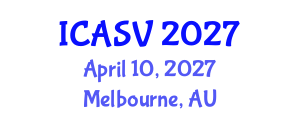 International Conference on Animal Sciences and Veterinary (ICASV) April 10, 2027 - Melbourne, Australia International Conference on Animal Sciences and Veterinary (ICASV) April 10, 2027 - Melbourne, Australia