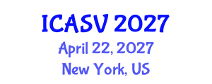 International Conference on Animal Sciences and Veterinary (ICASV) April 22, 2027 - New York, United States International Conference on Animal Sciences and Veterinary (ICASV) April 22, 2027 - New York, United States