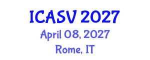International Conference on Animal Sciences and Veterinary (ICASV) April 08, 2027 - Rome, Italy International Conference on Animal Sciences and Veterinary (ICASV) April 08, 2027 - Rome, Italy