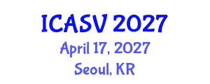 International Conference on Animal Sciences and Veterinary (ICASV) April 17, 2027 - Seoul, Republic of Korea International Conference on Animal Sciences and Veterinary (ICASV) April 17, 2027 - Seoul, Republic of Korea