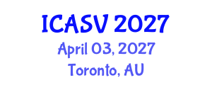 International Conference on Animal Sciences and Veterinary (ICASV) April 03, 2027 - Toronto, Australia International Conference on Animal Sciences and Veterinary (ICASV) April 03, 2027 - Toronto, Australia