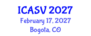 International Conference on Animal Sciences and Veterinary (ICASV) February 17, 2027 - Bogota, Colombia International Conference on Animal Sciences and Veterinary (ICASV) February 17, 2027 - Bogota, Colombia