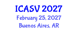 International Conference on Animal Sciences and Veterinary (ICASV) February 25, 2027 - Buenos Aires, Argentina International Conference on Animal Sciences and Veterinary (ICASV) February 25, 2027 - Buenos Aires, Argentina