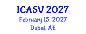 International Conference on Animal Sciences and Veterinary (ICASV) February 15, 2027 - Dubai, United Arab Emirates International Conference on Animal Sciences and Veterinary (ICASV) February 15, 2027 - Dubai, United Arab Emirates