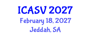 International Conference on Animal Sciences and Veterinary (ICASV) February 18, 2027 - Jeddah, Saudi Arabia International Conference on Animal Sciences and Veterinary (ICASV) February 18, 2027 - Jeddah, Saudi Arabia