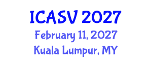 International Conference on Animal Sciences and Veterinary (ICASV) February 11, 2027 - Kuala Lumpur, Malaysia International Conference on Animal Sciences and Veterinary (ICASV) February 11, 2027 - Kuala Lumpur, Malaysia