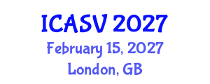 International Conference on Animal Sciences and Veterinary (ICASV) February 15, 2027 - London, United Kingdom International Conference on Animal Sciences and Veterinary (ICASV) February 15, 2027 - London, United Kingdom