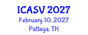 International Conference on Animal Sciences and Veterinary (ICASV) February 10, 2027 - Pattaya, Thailand International Conference on Animal Sciences and Veterinary (ICASV) February 10, 2027 - Pattaya, Thailand