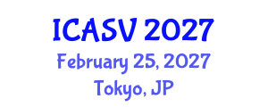 International Conference on Animal Sciences and Veterinary (ICASV) February 25, 2027 - Tokyo, Japan International Conference on Animal Sciences and Veterinary (ICASV) February 25, 2027 - Tokyo, Japan
