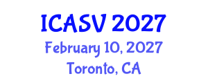 International Conference on Animal Sciences and Veterinary (ICASV) February 10, 2027 - Toronto, Canada International Conference on Animal Sciences and Veterinary (ICASV) February 10, 2027 - Toronto, Canada