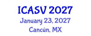 International Conference on Animal Sciences and Veterinary (ICASV) January 23, 2027 - Cancún, Mexico International Conference on Animal Sciences and Veterinary (ICASV) January 23, 2027 - Cancún, Mexico