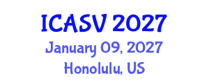 International Conference on Animal Sciences and Veterinary (ICASV) January 09, 2027 - Honolulu, United States International Conference on Animal Sciences and Veterinary (ICASV) January 09, 2027 - Honolulu, United States
