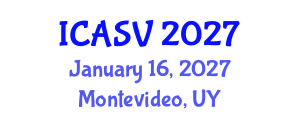 International Conference on Animal Sciences and Veterinary (ICASV) January 16, 2027 - Montevideo, Uruguay International Conference on Animal Sciences and Veterinary (ICASV) January 16, 2027 - Montevideo, Uruguay