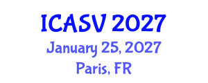 International Conference on Animal Sciences and Veterinary (ICASV) January 25, 2027 - Paris, France International Conference on Animal Sciences and Veterinary (ICASV) January 25, 2027 - Paris, France