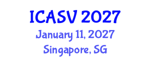 International Conference on Animal Sciences and Veterinary (ICASV) January 11, 2027 - Singapore, Singapore International Conference on Animal Sciences and Veterinary (ICASV) January 11, 2027 - Singapore, Singapore