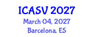 International Conference on Animal Sciences and Veterinary (ICASV) March 04, 2027 - Barcelona, Spain International Conference on Animal Sciences and Veterinary (ICASV) March 04, 2027 - Barcelona, Spain