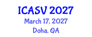 International Conference on Animal Sciences and Veterinary (ICASV) March 17, 2027 - Doha, Qatar International Conference on Animal Sciences and Veterinary (ICASV) March 17, 2027 - Doha, Qatar