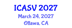 International Conference on Animal Sciences and Veterinary (ICASV) March 24, 2027 - Ottawa, Canada International Conference on Animal Sciences and Veterinary (ICASV) March 24, 2027 - Ottawa, Canada