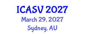 International Conference on Animal Sciences and Veterinary (ICASV) March 29, 2027 - Sydney, Australia International Conference on Animal Sciences and Veterinary (ICASV) March 29, 2027 - Sydney, Australia