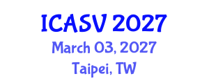 International Conference on Animal Sciences and Veterinary (ICASV) March 03, 2027 - Taipei, Taiwan International Conference on Animal Sciences and Veterinary (ICASV) March 03, 2027 - Taipei, Taiwan