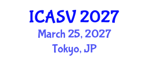 International Conference on Animal Sciences and Veterinary (ICASV) March 25, 2027 - Tokyo, Japan International Conference on Animal Sciences and Veterinary (ICASV) March 25, 2027 - Tokyo, Japan
