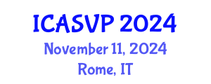 International Conference on Animal Sciences and Veterinary Pathology (ICASVP) November 11, 2024 - Rome, Italy