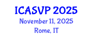 International Conference on Animal Sciences and Veterinary Pathology (ICASVP) November 11, 2025 - Rome, Italy