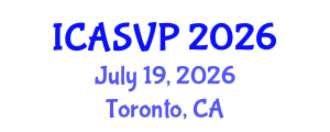 International Conference on Animal Sciences and Veterinary Pathology (ICASVP) July 19, 2026 - Toronto, Canada