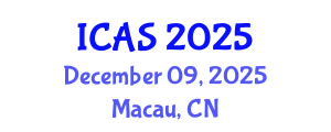 International Conference on Animal Sciences (ICAS) December 09, 2025 - Macau, China