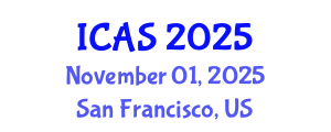 International Conference on Animal Sciences (ICAS) November 01, 2025 - San Francisco, United States