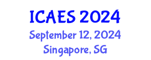 International Conference on Anthropological and Ethnological Sciences (ICAES) September 12, 2024 - Singapore, Singapore
