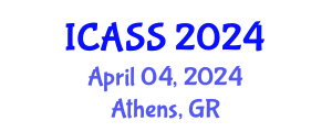 International Conference on Anthropological and Sociological Sciences (ICASS) April 04, 2024 - Athens, Greece