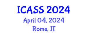 International Conference on Anthropological and Sociological Sciences (ICASS) April 04, 2024 - Rome, Italy